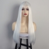 Picture of Stylish Long Straight Synthetic Wig with Bangs