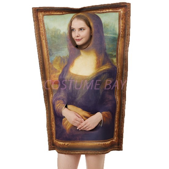 Picture of Mona Lisa Painting Costume Funny Halloween Outfit