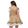 Picture of Oktoberfest Beer Girl Costume Short Khaki Bavarian Dress