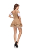 Picture of Oktoberfest Beer Girl Costume Short Khaki Bavarian Dress