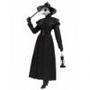 Picture of Adult Plague Doctor Costume Black Robe Bird Beak Mask Hat