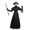 Picture of Adult Plague Doctor Costume Black Robe Bird Beak Mask Hat