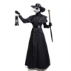 Picture of Adult Plague Doctor Costume Black Robe Bird Beak Mask Hat