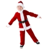 Picture of Kids Santa Claus Costume 4Pcs Top Pants Hat Outfit