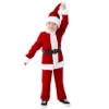 Picture of Kids Santa Claus Costume 4Pcs Top Pants Hat Outfit