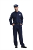 Picture of Men's Police Officer Costume Cop FBI Uniform Party