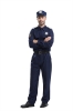 Picture of Men's Police Officer Costume Cop FBI Uniform Party