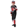 Picture of Kids Car Racer Jumpsuit Costume with Cap