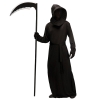 Picture of Adult Grim Reaper Horror Costume - Black Robe Faceless