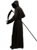 Picture of Adult Grim Reaper Horror Costume - Black Robe Faceless