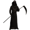 Picture of Adult Grim Reaper Horror Costume - Black Robe Faceless