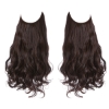 Picture of Hair Extensions - Long Wavy Natural Colours Halo Wire Adjustable
