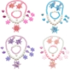 Picture of Girls 8-Piece Snow Jewellery Set Necklace, Rings & Clips