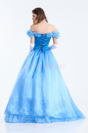 Picture of Adult Women's Cinderella Blue Princess Dress Costume