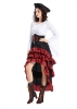 Picture of Women's Sexy Pirate Queen Costume Elegant Buccaneer Dress with Hat