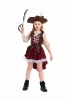 Picture of Girl's Pirate Costume Buccaneer Fancy Dress Outfit