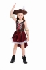 Picture of Girl's Pirate Costume Buccaneer Fancy Dress Outfit