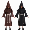 Picture of Boy's Gothic Monk Costume Medieval Priest Robe