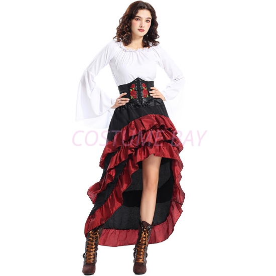 Picture of Women's Sexy Pirate Queen Costume Elegant Buccaneer Dress