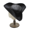 Picture of Pirate Hat Tricorn Faux Leather Costume