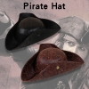 Picture of Pirate Hat Tricorn Faux Leather Costume