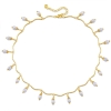 Picture of Women's Elegant Gold Plated Pearl Drop Necklace