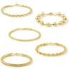 Picture of Radiant Gold Plated Chain Bracelets 