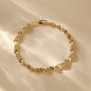 Picture of Radiant Gold Plated Chain Bracelets 