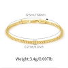 Picture of Radiant Gold Plated Chain Bracelets 