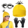 Picture of Minion 3pc Accessory Set Beanie Goggles Gloves Costume