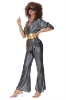 Picture of Womens Disco Dazzler 1970s 80s Metallic Retro Funk Costume
