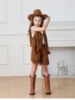 Picture of Girls Cowgirl Fringe Vest & Shorts Costume Set Halloween Book Week