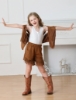 Picture of Girls Cowgirl Fringe Vest & Shorts Costume Set Halloween Book Week