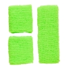 Picture of 1970s 80s Neon Sports Sweatband Set Headband and Wristbands