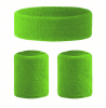 Picture of 1970s 80s Neon Sports Sweatband Set Headband and Wristbands