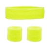 Picture of 1970s 80s Neon Sports Sweatband Set Headband and Wristbands