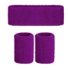 Picture of 1970s 80s Neon Sports Sweatband Set Headband and Wristbands