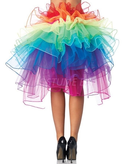 Picture of Retro Rockabilly Rainbow Petticoat Tutu Costume Underskirt