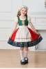 Picture of Girls Bavarian Dirndl Costume - German Oktoberfest Folk Dress with Apron and Headband