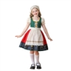 Picture of Girls Bavarian Dirndl Costume - German Oktoberfest Folk Dress with Apron and Headband