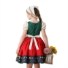 Picture of Girls Bavarian Dirndl Costume - German Oktoberfest Folk Dress with Apron and Headband