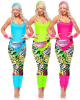 Picture of Women’s 80s Retro Disco Fitness 7-Piece Costume Set