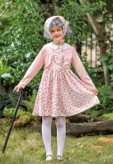 Picture of Girls Granny Old Lady Costume for Book Week