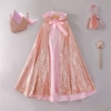 Picture of Girls Princess Mesh Cape Costume with Matching 3-piece Accessory Sets
