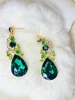 Picture of Elegant Women’s Green Floral Necklace & Earring Set