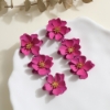 Picture of Women’s Long Flower Dangle Earrings Multiple Colours