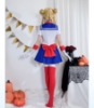 Picture of Girls & Womens 7pcs Sailor Moon Cosplay Dress Costume