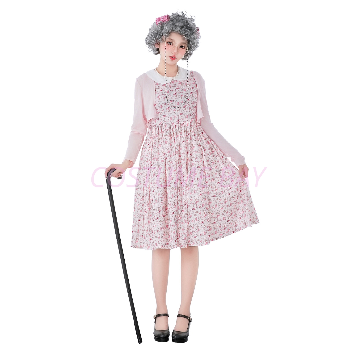 Girls Granny Old Lady Dress-Up Costume for 100 Days of School and Book Week  AU | eBay