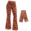 Picture of 1950s-80s Retro Hippie Style Adult Women's High-Waist Pants with Headband