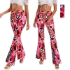 Picture of 1950s-80s Retro Hippie Style Adult Women's High-Waist Pants with Headband